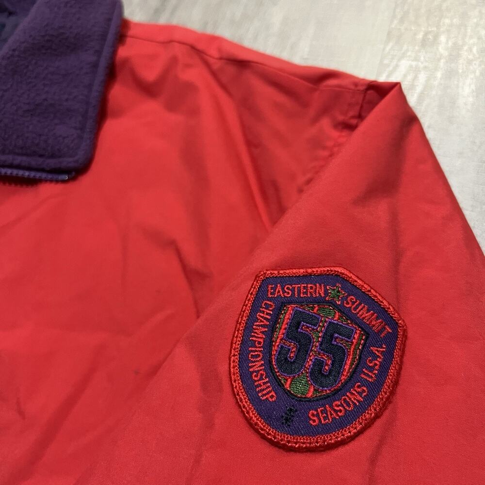 VTG Gap 90s Purple/Red Eastern Summit Championship Hybrid Fleece Jacket Large - Picture 4 of 6